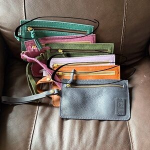 Portland Leather Colorful Wristlet Collection